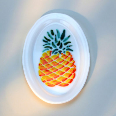 Pineapple Oval Tray