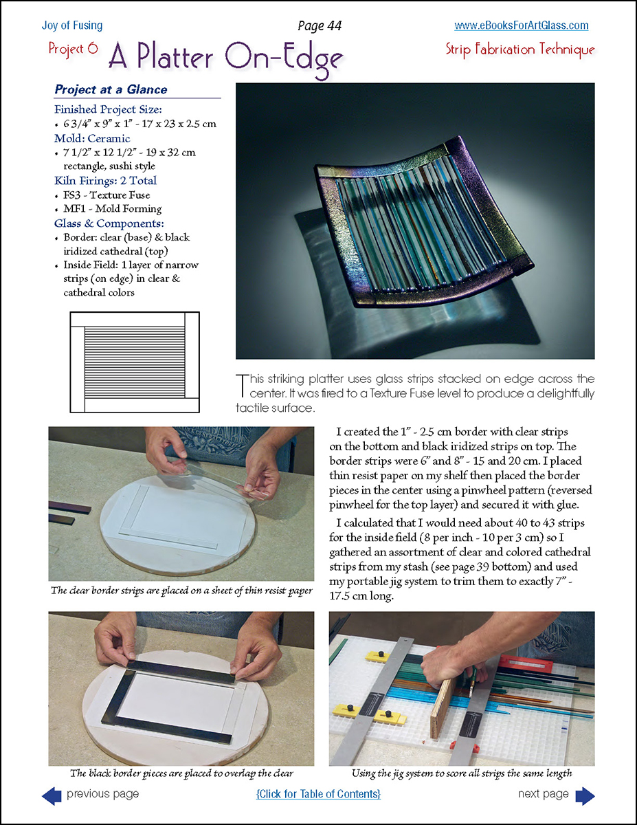 Instruction Booklets for Fusing Molds – Art Glass Love by Wardell