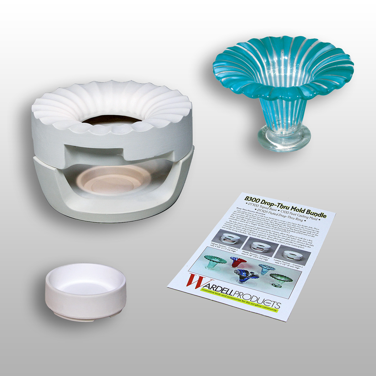 Small Round Bowl With Lip Fusing Mold - 6.75 X 1.75 In