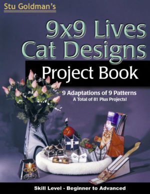 9X9 Lives Cats Designs Book