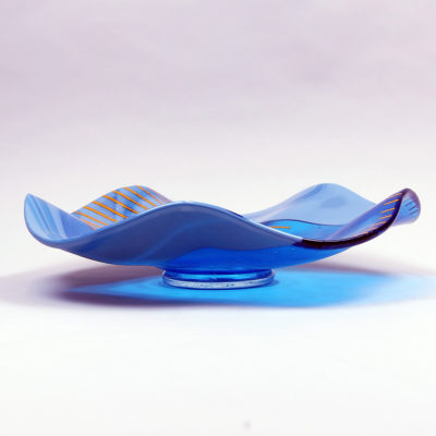 All Strung Out Bowl (side view) created on the B210 Flutter Mold (SQ)