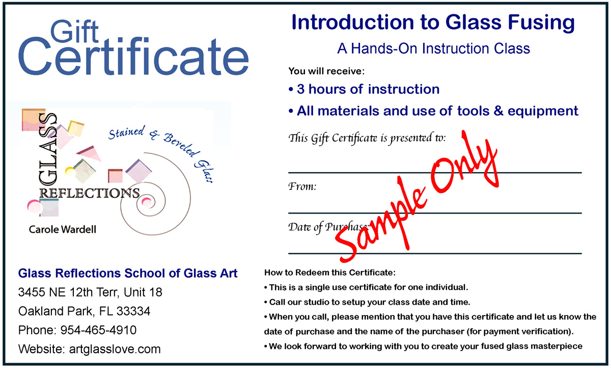 IntroGF-Gift Certificate Sample